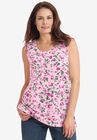 Perfect Printed Scoopneck Tank, , alternate image number null