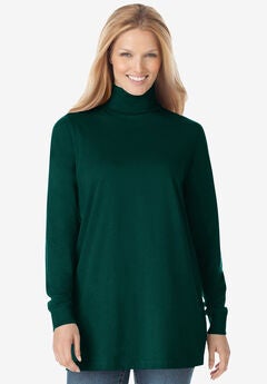 Perfect Long-Sleeve Turtleneck Tee