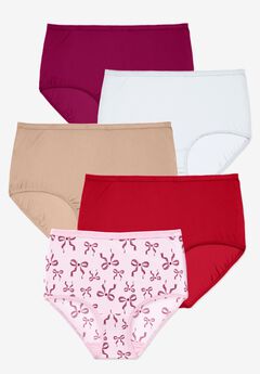 5-Pack Classic Silky Nylon Brief