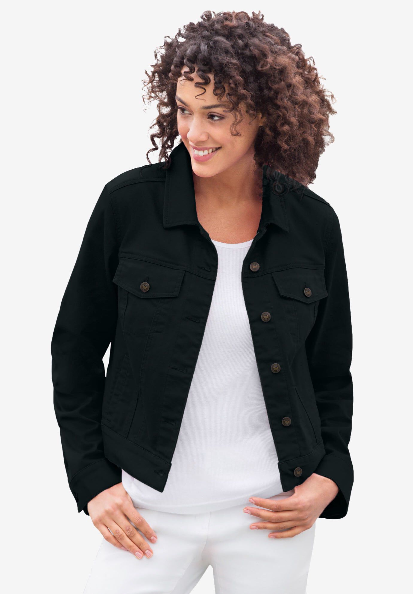 Stretch Denim Jean Jacket