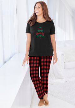 Graphic Tee PJ Set
