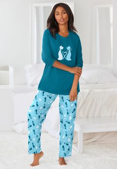 Plus Size Cotton Pajama Sets