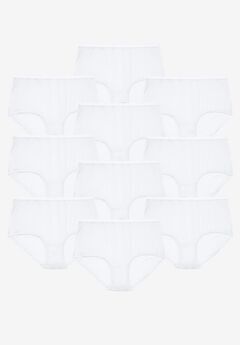 Full Coverage Nylon Brief 10-Pack
