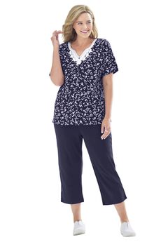 2-Piece Tunic and Capri Set