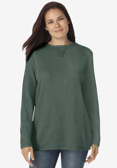 Waffle Thermal Sweatshirt