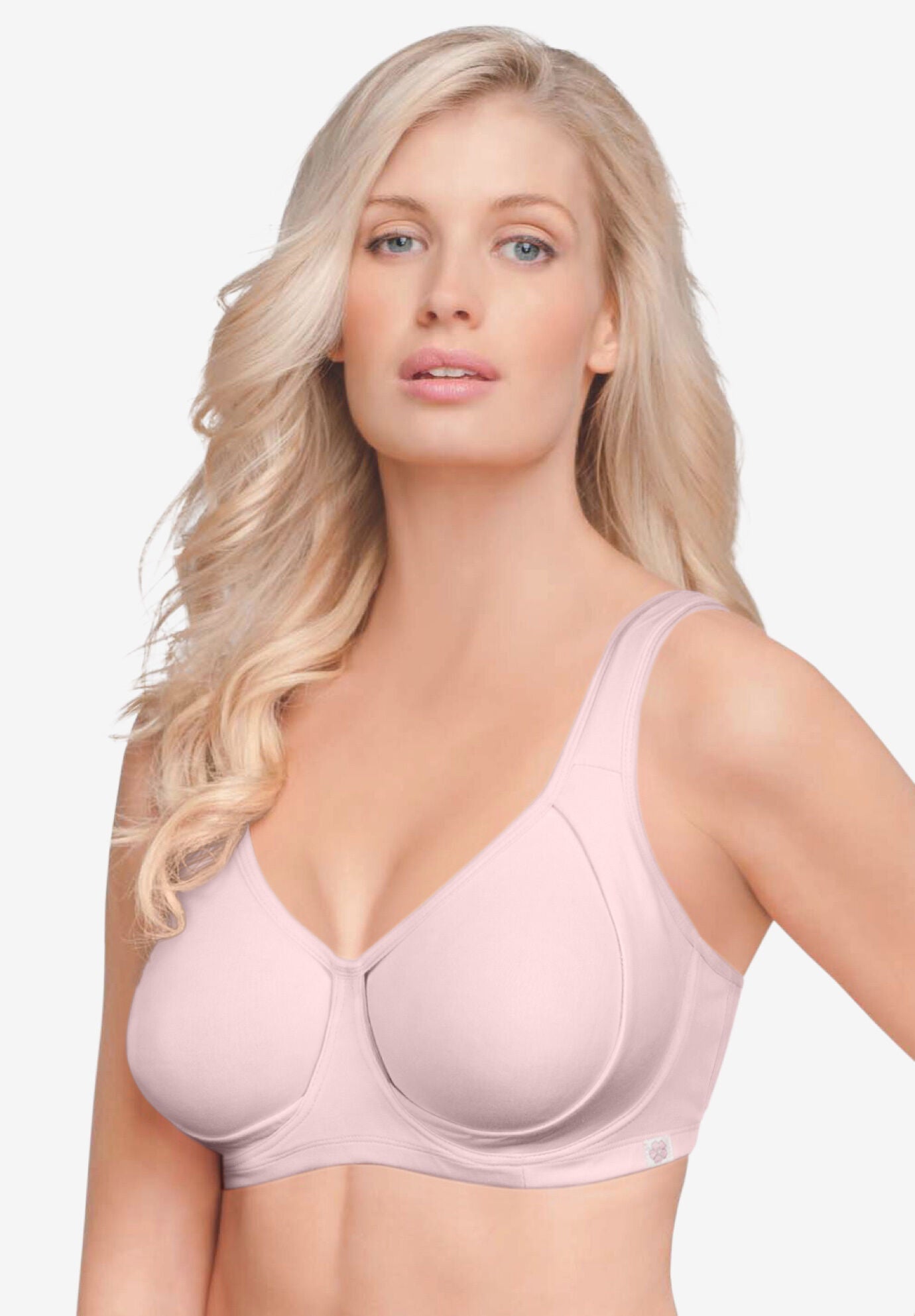 Seamless Out Wire Bra with Firm Lift, Shell Pink Woman Within