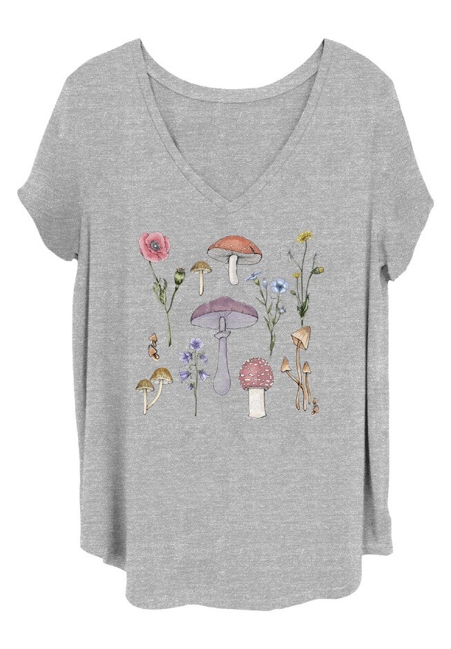 Mushrooms No Text, HEATHER GREY, hi-res image number 0