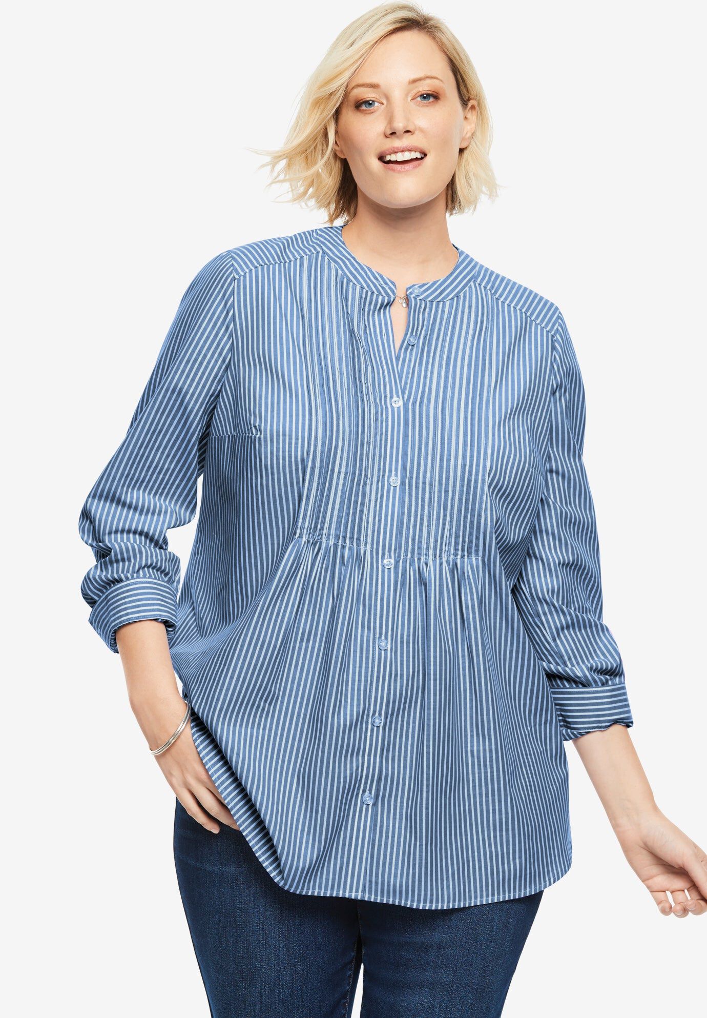 Pintucked Shirt