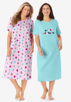 2-Pack Long Sleepshirts