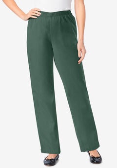 Wide-Leg Fineline Denim Jean