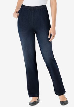 Straight Leg Fineline Denim Jean