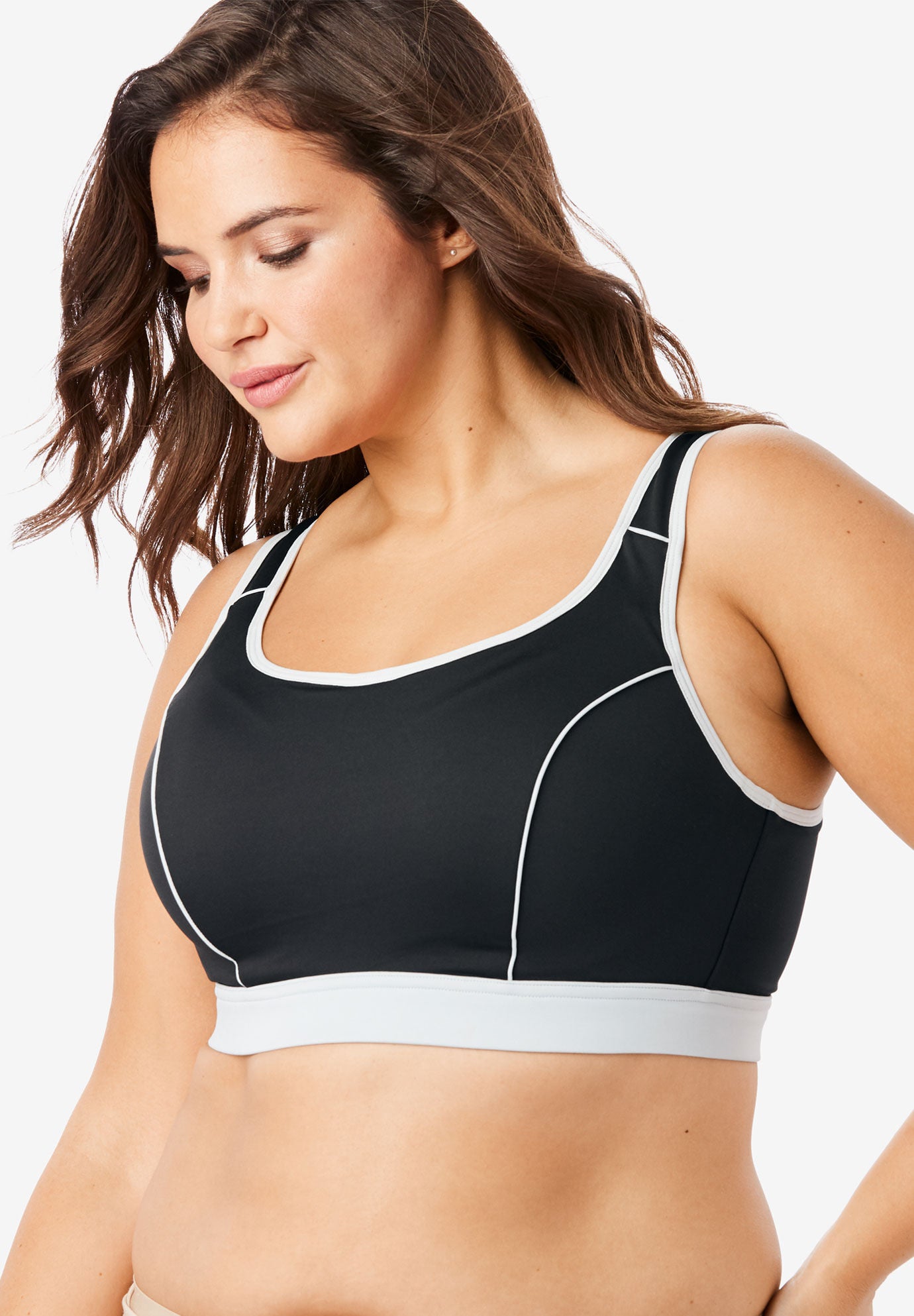 plus size underwire sports bra