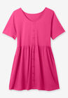 Short-Sleeve Empire Waist Tunic, , alternate image number null