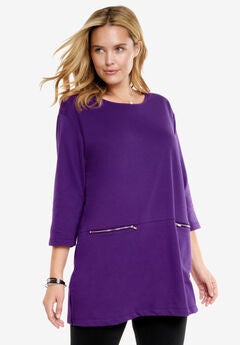 Zipper Pocket Tunic