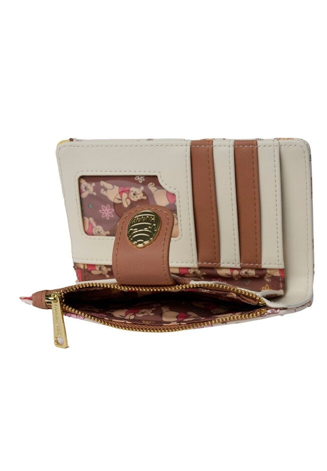 Loungefly x Disney Winnie the Pooh Snap Flap Wallet, BEIGE, alternate image number 3