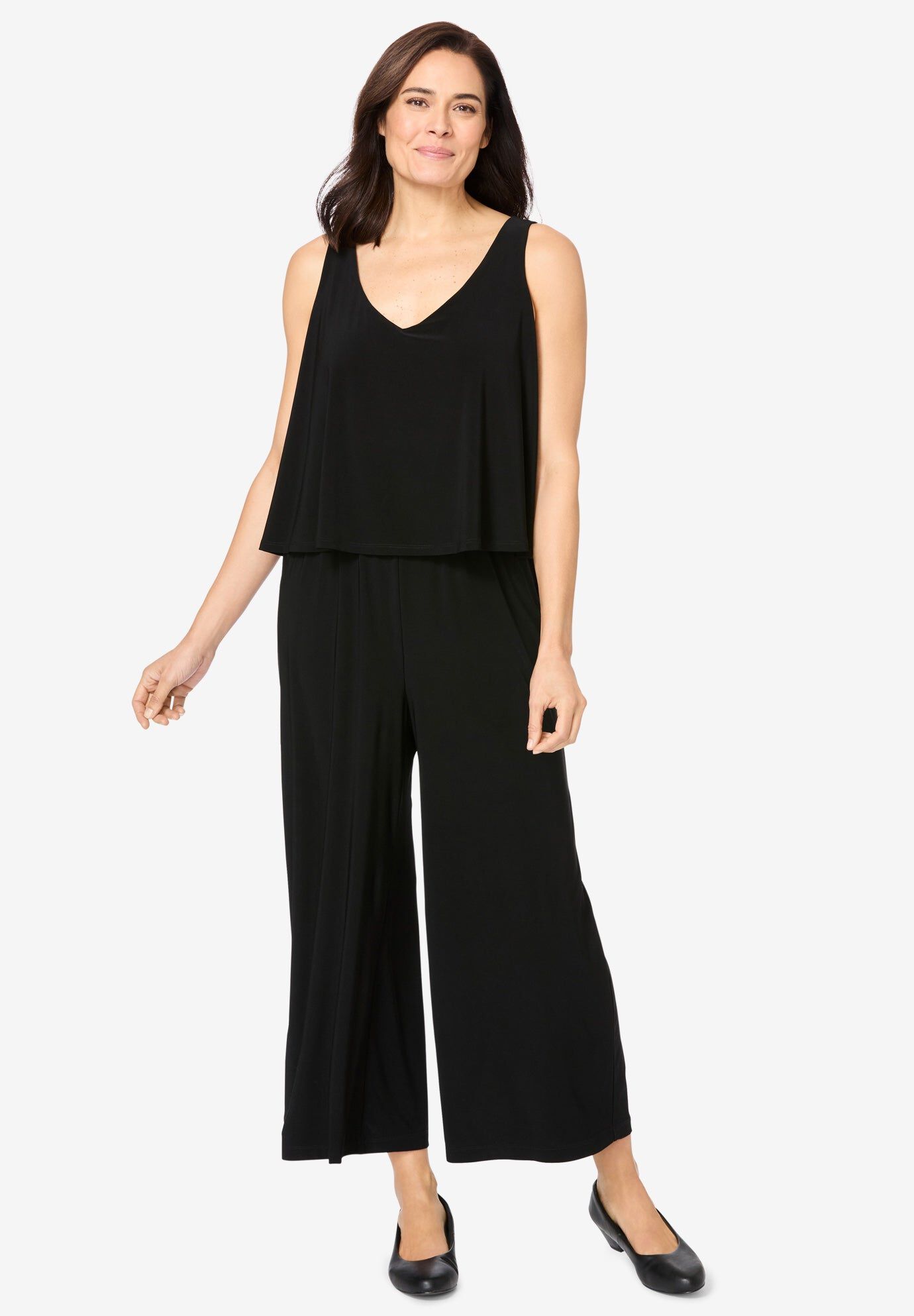 Popover Jumpsuit, BLACK, hi-res image number 0