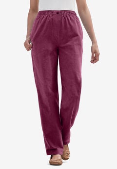 7-Day Corduroy Straight-Leg Pant