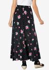 Pull-On Elastic Waist Soft Maxi Skirt, , on-hover image number 1