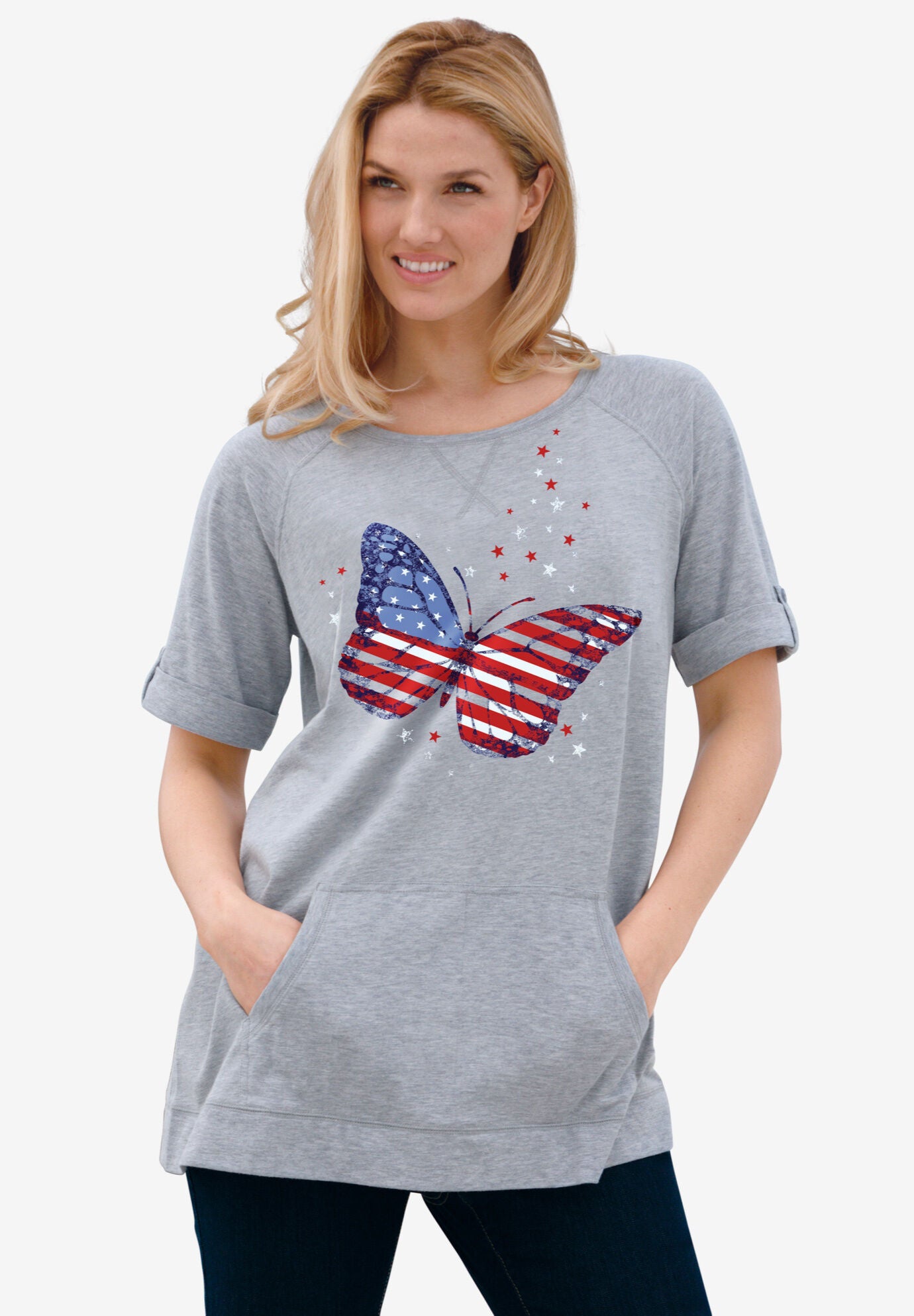 Kangaroo pocket online tee shirt