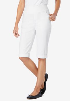 Flex-Fit Pull-On Denim Short