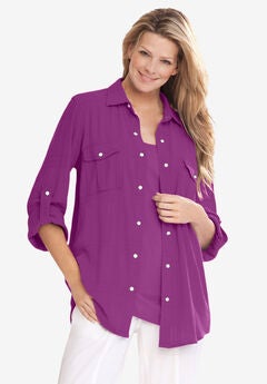 Cotton Gauze Bigshirt