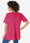 Split-Neck Henley Thermal Tee, , on-hover image number null