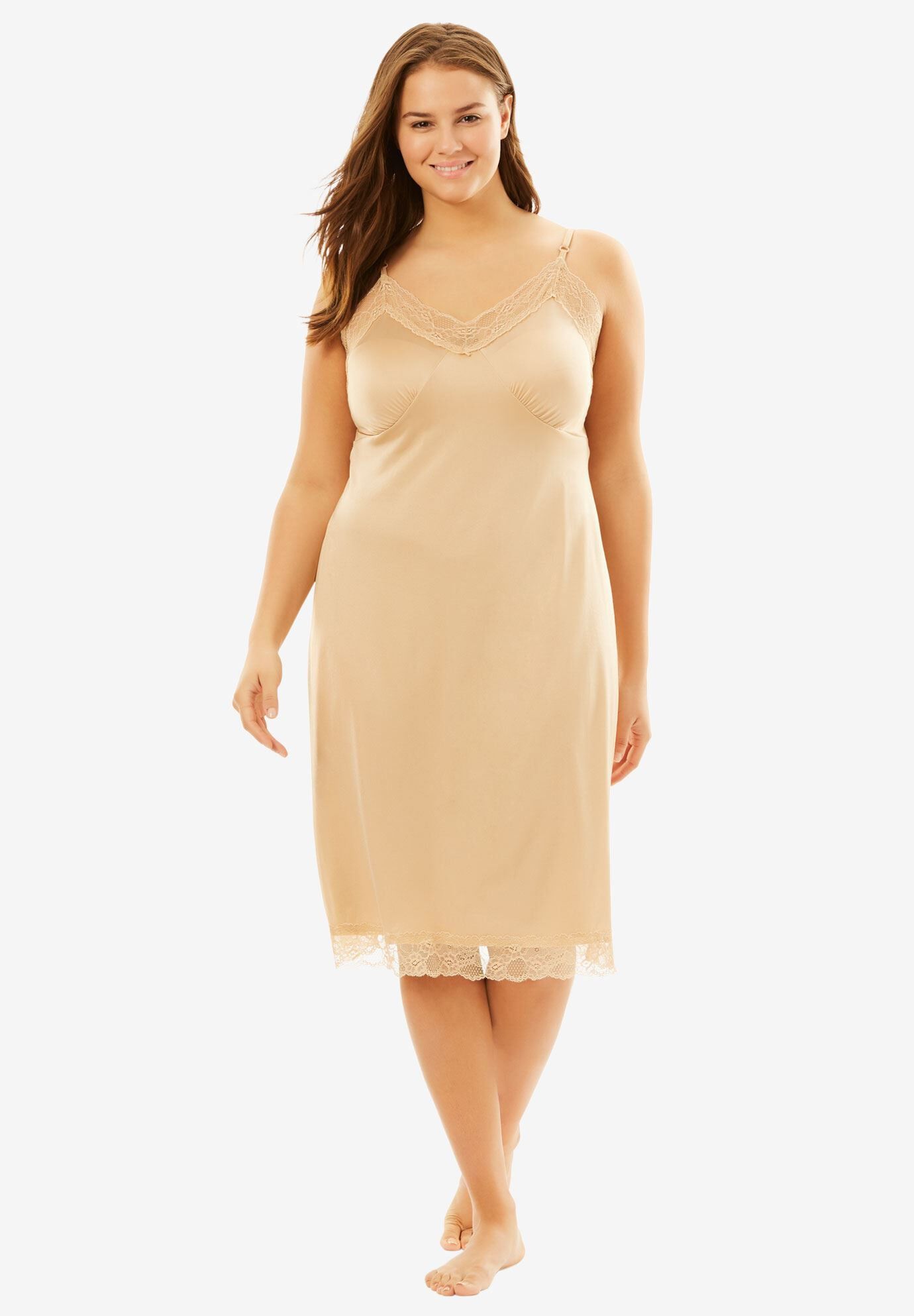 plus size cotton slips