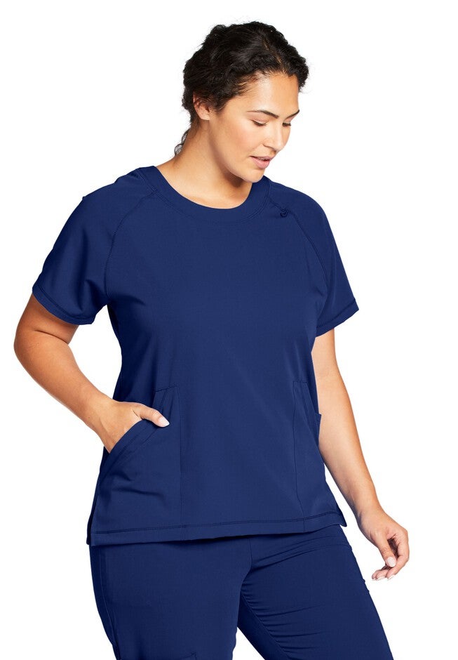 Jockey Scrubs Women's Comfort Crew Top, NEW NAVY, hi-res image number 0