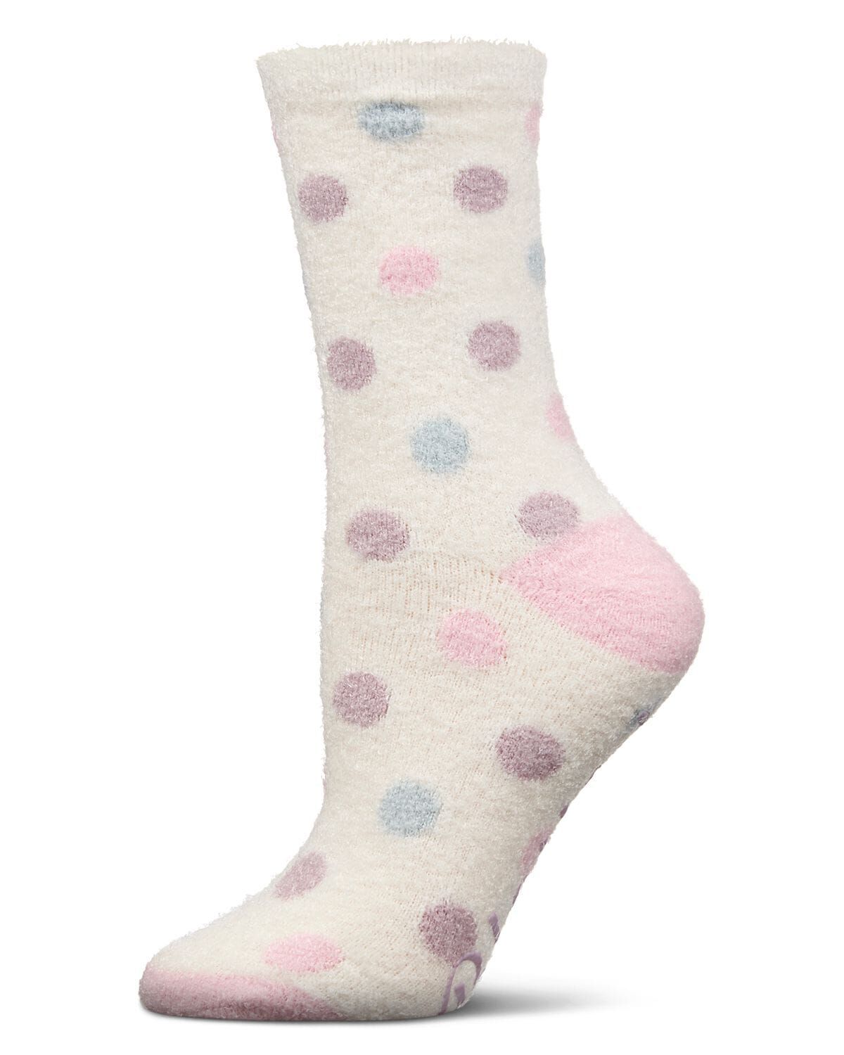 Women&#39;s Blessed Aloe Infused Crew Socks, IVORY, hi-res image number 0