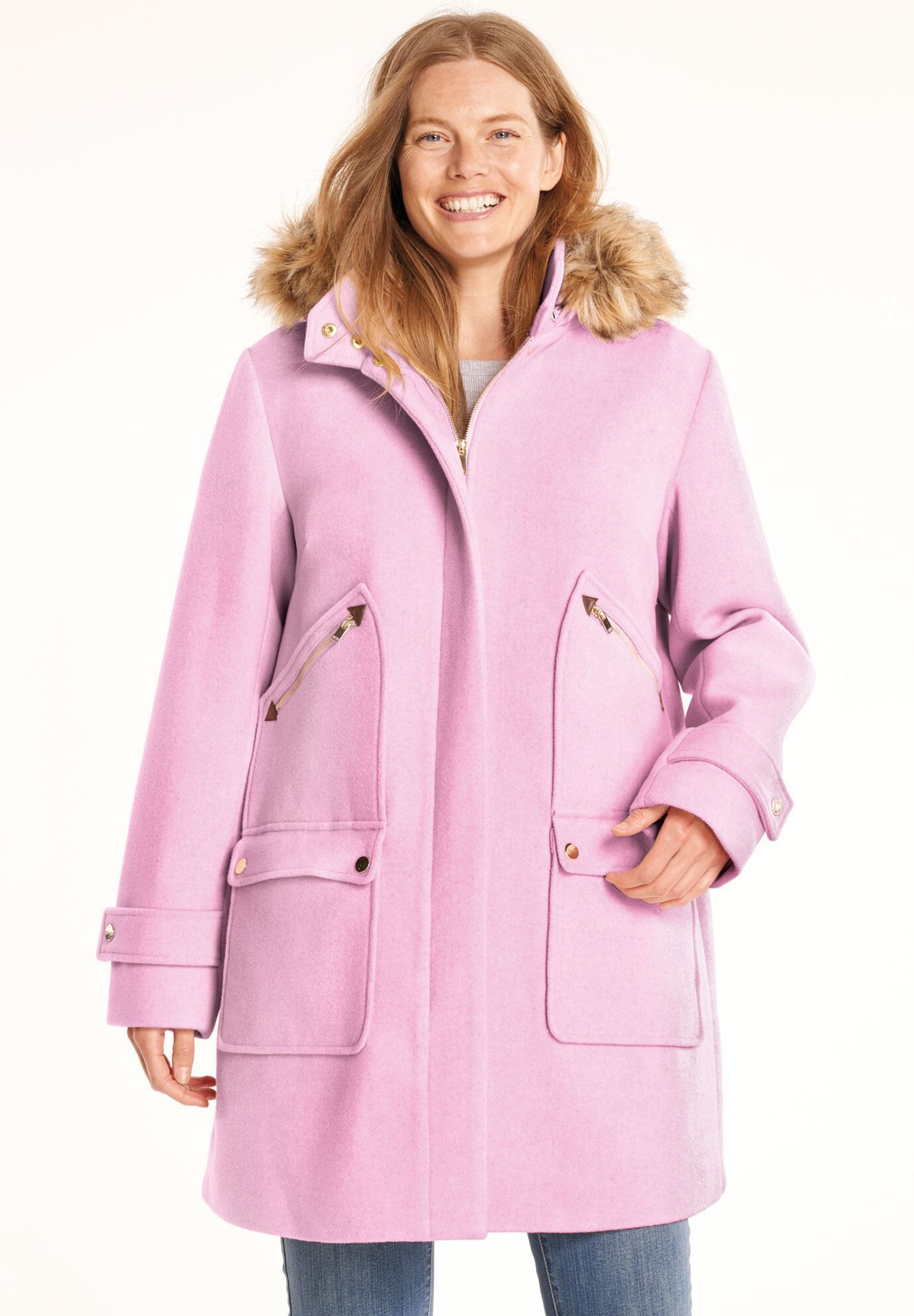 woman within wool coats
