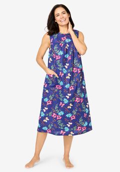 Sleeveless Print Lounger