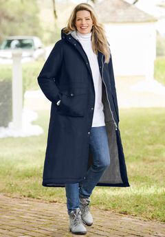 Longer Length Microfiber Parka