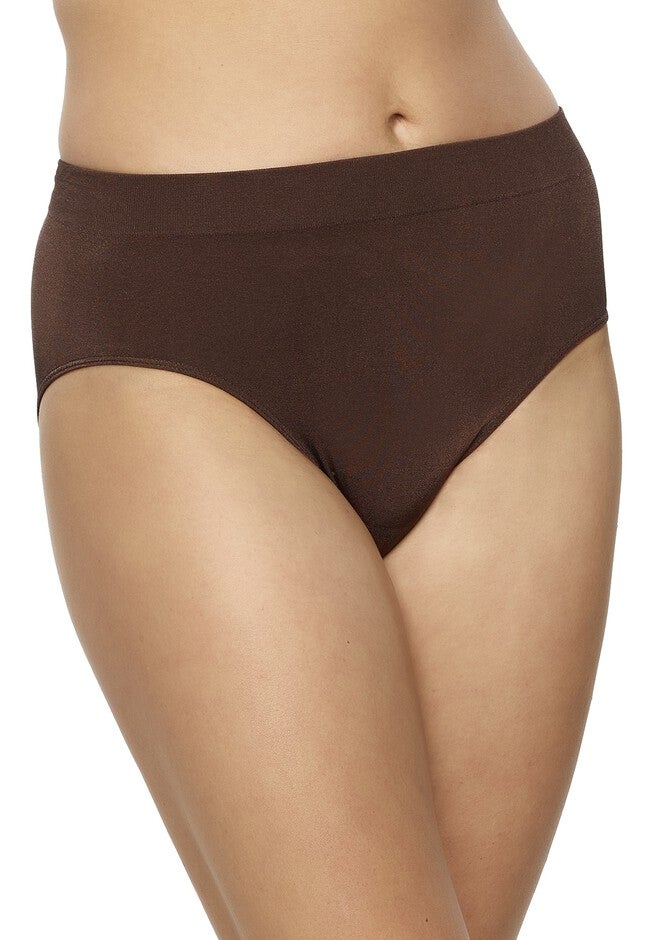 Body Smooth Hi Cut Seamless Brief Panty, COCOA, hi-res image number 0