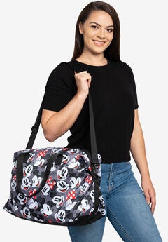 Disney Mickey & Minnie Mouse All-Over Print Weekender Duffel Bag Carry-On