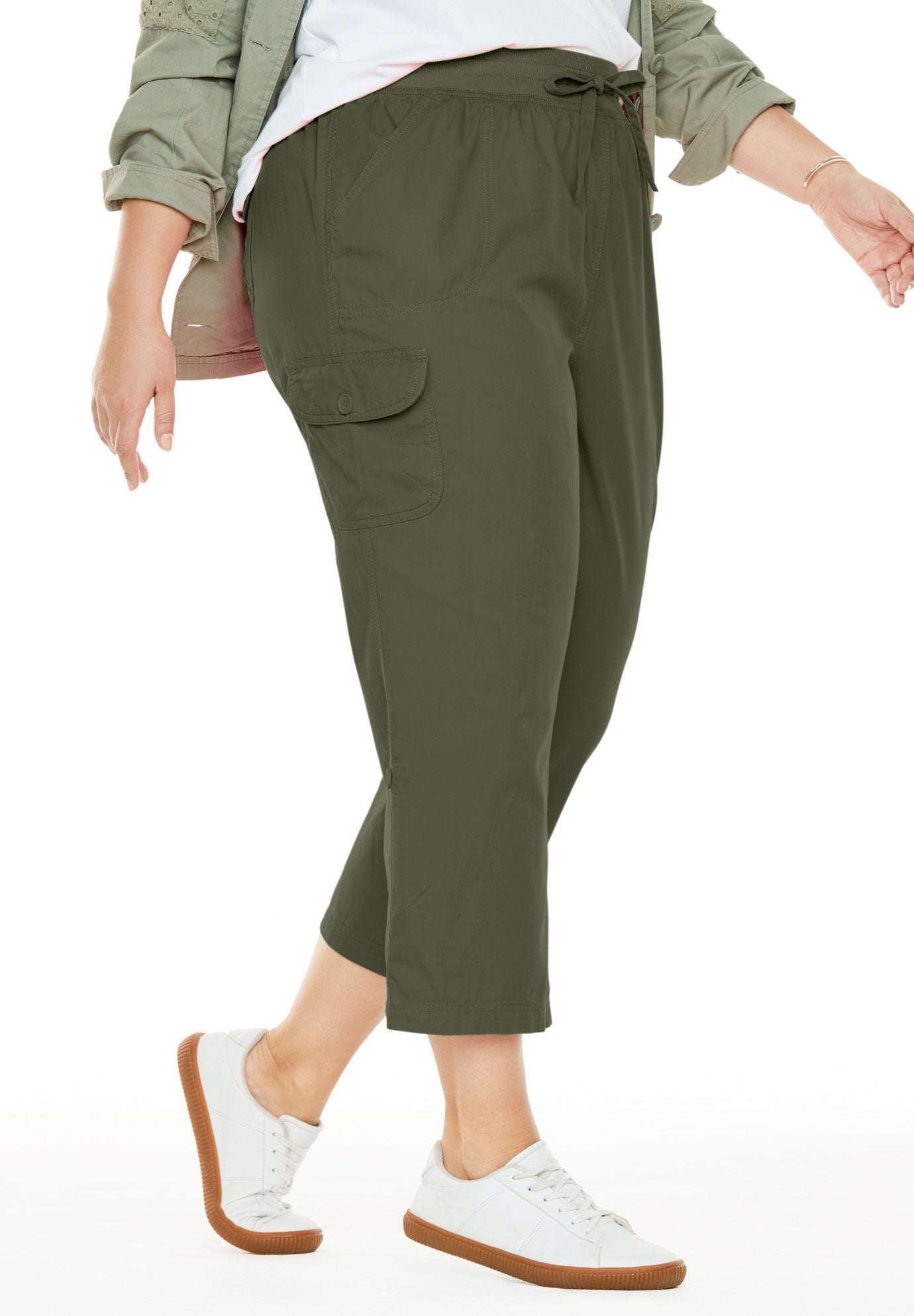 woman within cargo pants