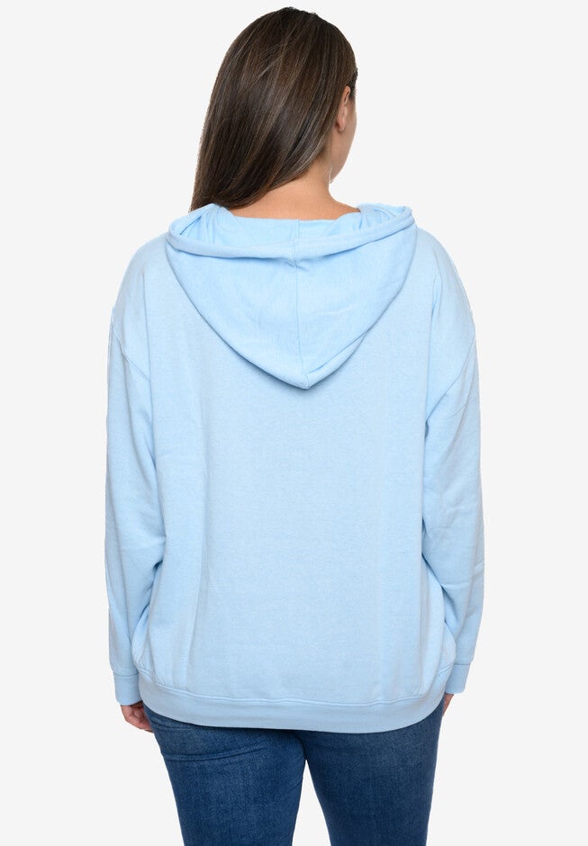 Disney Eeyore Hoodie Sweatshirt Fleece Pullover, , on-hover image number 1