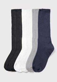 SPANX Topless Ribbed Trouser Socks Hosiery (Chino Rib-Fuller Calf