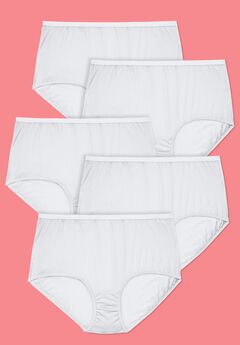 Plus Size White Lace Panties