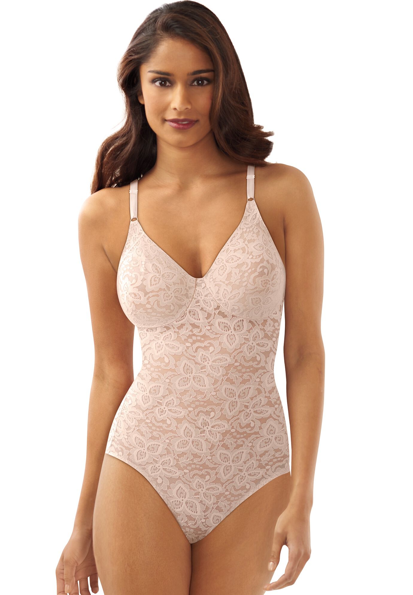 Lace'N Smooth&reg; Body Briefer , ROSEWOOD, hi-res image number 0