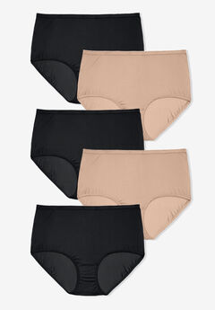 Full Coverage Nylon Brief 5-Pack