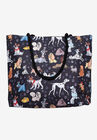 Disney Dogs Travel Rope Tote Bag Carry-On Paw Prints 101 Dalmatian, , alternate image number null