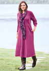 Thermal Knit A-Line Dress, , on-hover image number null