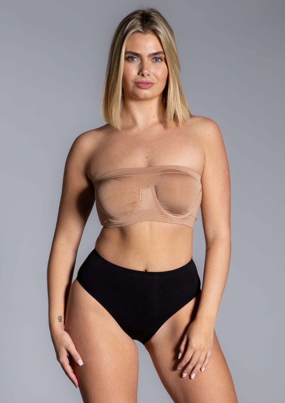 Angel Seamless Underwire Bandeau Bra, SIENNA, hi-res image number 0