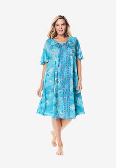 Short Sweeping Printed Lounger