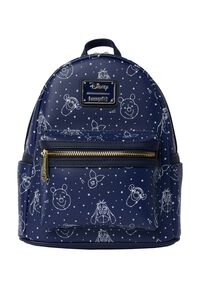 Loungefly Black Floral Winnie the Pooh Mini Backpack with Teal Accents Winnie The Pooh Floral Eeyore Cosplay Mini Backpack | Loungefly main image 4