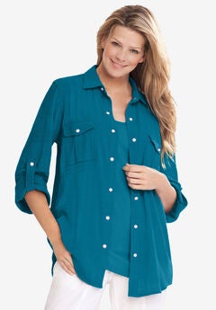 Cotton Gauze Bigshirt