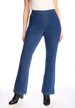 Knit Denim Bootcut Jean