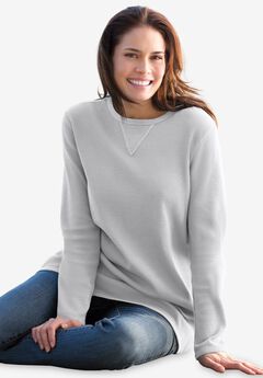 Ultra Soft Waffle Thermal Sweatshirt