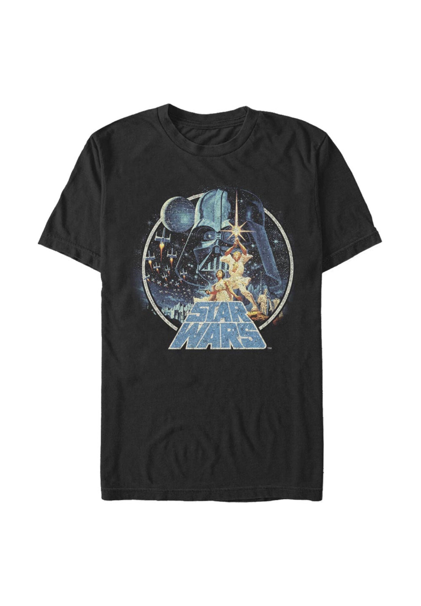 Vintage Victory Relaxed Fit Boyfriend T-Shirt, BLACK, hi-res image number 0