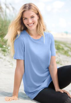 Perfect Short-Sleeve Crewneck Tee